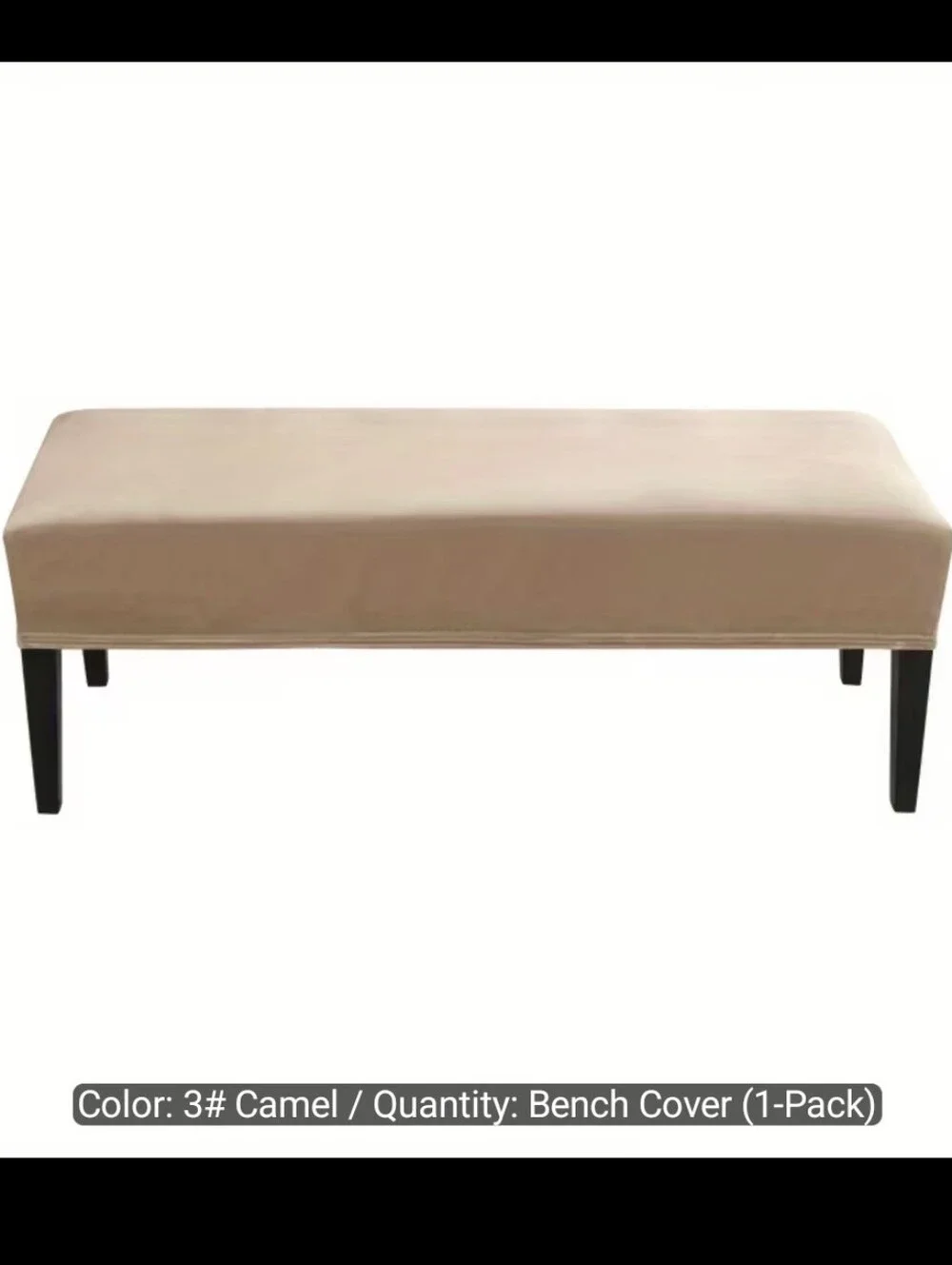 NEW! Bench Seat Cover Velvet Large